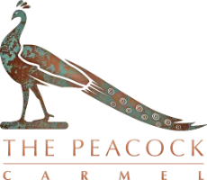 the peacock carmel logo